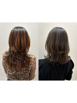 【池袋東口徒歩6分】≪お洒落に楽しむグレイカラーは当たり前≫ハイライトやシャドーで楽しく白髪染め♪