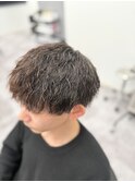 MEN’S HAIR/サーフカール/刈り上げセンターパート/木更津