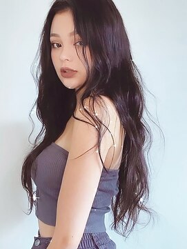 カルフール ロハス 草加東口店(Carrefour LOHAS) 暗髪カラー・韓国風ヘア・ツヤ髪・柔らか・抜け感・大人可愛い