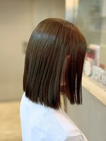 ジ エクト リアン 箕面店(The Ect Lien)&nbsp;似合わせカット◆切りっぱなしボブ×透明感カラー