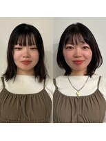 メロウ(me'lou) 《me’lou》ショート×レイヤー20代30代40代50代