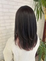 ビス ヘア アンド ビューティー 西新井店(Vis Hair&Beauty) 20代30代40代ストレートインナーカラーピンク