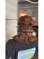 エルバイラビス 大宮(elu by lovis)&nbsp;《あやね》ヘアセット/ハーフアップアレンジ