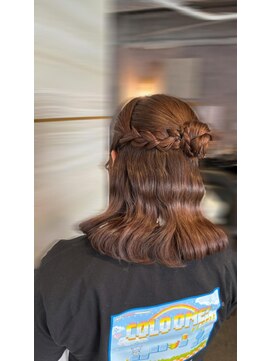 エルバイラビス 大宮(elu by lovis) 《あやね》ヘアセット/ハーフアップアレンジ