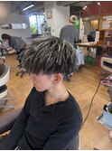 パイルツイスト 重ためマッシュ メッシュ ハイライト