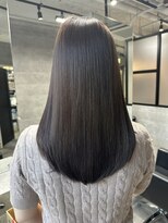 ルイス(L'wis)&nbsp;ブリーチなし暗髪透明感カラー♪朝長