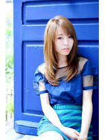 シエル ヘアーデザイン(Ciel Hairdesign) 【Ciel】　セシリア・ストレート　Along with the blue door