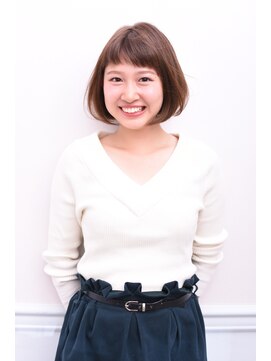 リノ ヘアー デザイン 河原町三条(Lino Hair Design) うるツヤあごラインボブ