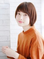 ヘアメイク ナル(hair make nalu)&nbsp;ツヤ感カラーの内巻きボブ