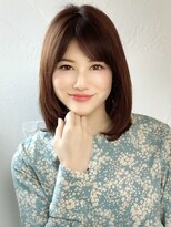 ミッシェル アフロート(michelle afloat)&nbsp;20代30代40代50代小顔ひし形内巻きツヤ潤いCカーブスタイル