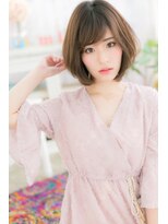 ひし形シルエット♪ナチュラルフェミニンボブa
