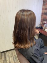 ヘアー リードレス(hair Re:dress)&nbsp;大人かわいい小顔ハイライトカラー透け感ストレート