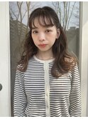 簡単アレンジで抜け感ロングヘア