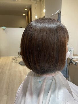 ハピエル ヘアークルー(HAPPYEL hair crew) 大人可愛い艶感ミディアム◎ショコラアッシュ20代30代40代