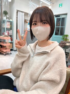 ロウバイレボ 柏(lou by revo) ショートボブ/ミニボブ/マッシュ/切りっぱなし/柏駅