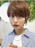 【渡辺】ショートグラデーションカラーペールベージュ