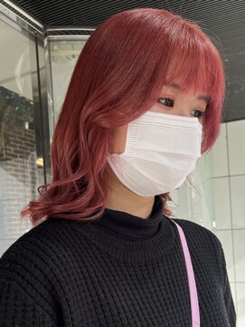 ヘアーアンドメイク ビス(HAIR&MAKE bis) 結局可愛い♪ピンクカラー【多田　華歌】