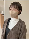 大人かわいいミニボブ