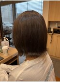 ☆外ハネボブ☆アッシュブラウン☆チョコレートブラウン