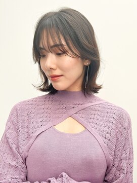 トレス(TRESS) 長めボブ 外ハネボブ レイヤーボブ 前髪 原宿 表参道 渋谷