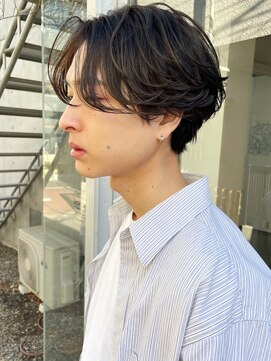 ディッセンバー 渋谷(December) メンズ/マッシュ/パーマ/センターパート/ニュアンスパーマ