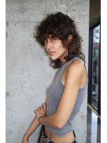 ランド(LAND)&nbsp;ミディアムパーマ、デジタルパーマ、ウルフカット　パーマ