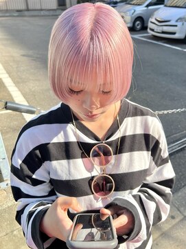 チュダック(ChuDuck) 韓国風《ペールピンク》ハイトーン/ケアブリーチ/ダブルカラー