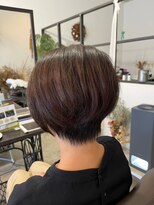 レポヘアー(Repos hair)&nbsp;20代30代40代小顔ハンサムショートココアブラウン