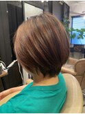 ショートのグラデーションスタイル