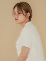 エンタク 新宿(enntaku)&nbsp;マロンベージュ/Aラインボブ/かきあげ/インナーカラー[新宿駅]