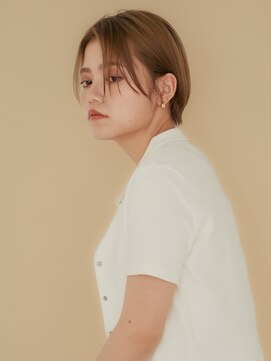 エンタク 新宿(enntaku) マロンベージュ/Aラインボブ/かきあげ/インナーカラー[新宿駅]