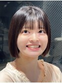 (巻ける縮毛矯正/髪質改善/艶髪/顔周り小顔/ボブ)