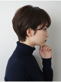 30代40代大人ショートハンサムショート白髪染め髪質改善