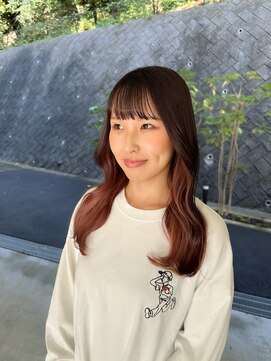 オフ(off) ワンポイントでかわいいチェリーレッド