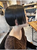 オシャレなぱっつんボブ