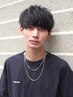 【冨田限定】メンズカット+ソフトツイストパーマ+tr ￥17600→￥15840