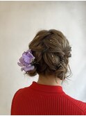 甘めヘアアレンジ