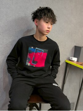 クフィア メンズヘアー カンポ 天王寺店(CUFFIA MEN'SHAIR CAMPO) スペインカールスパイキーショートツーブロックフェードカット