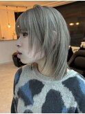 姫カットウルフハイトーンダブルカラー20代30代40代前髪長め
