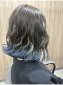 グラデーションカラーボブ