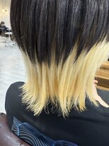 シエル 千葉店(CIEL)&nbsp;ブルーブラック×ホワイトブロンド