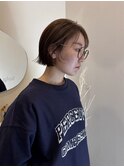 ナチュラル×知的なショートボブ