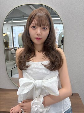 ボタン ハカタ(VOTAN hakata) ヘーゼルベージュ/ブリーチなしダブルカラー/前髪カット