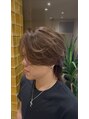 ジーナ 吉祥寺(Zina) brown×毛流れセンターパート