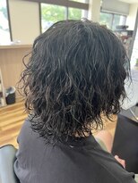 スウェル 稲毛店(Swell)&nbsp;サーフカール/フェザーパーマ/ブルーブラック/稲毛駅/眉毛