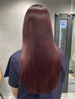 シャルムバイケンジ(Charm.by KENJE)&nbsp;赤髪/艶髪/髪質改善/レッドカラー/レイヤーカット