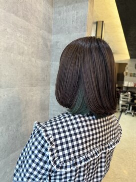 ブレイブ ヘアデザイン(BRaeVE hair design) オリーブインナーカラー