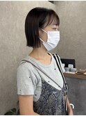 切りっぱなしボブ/ミニボブ/千葉【積田佳奈】