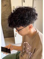 メンズギフト(men's GIFT)&nbsp;ツイストスパイラルパーママッシュツーブロック刈り上げ