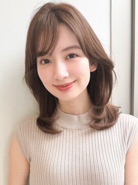 アグノス 青山(Agnos) ワンカールイメチェン艶感美髪レイヤーカット前髪斜めバング